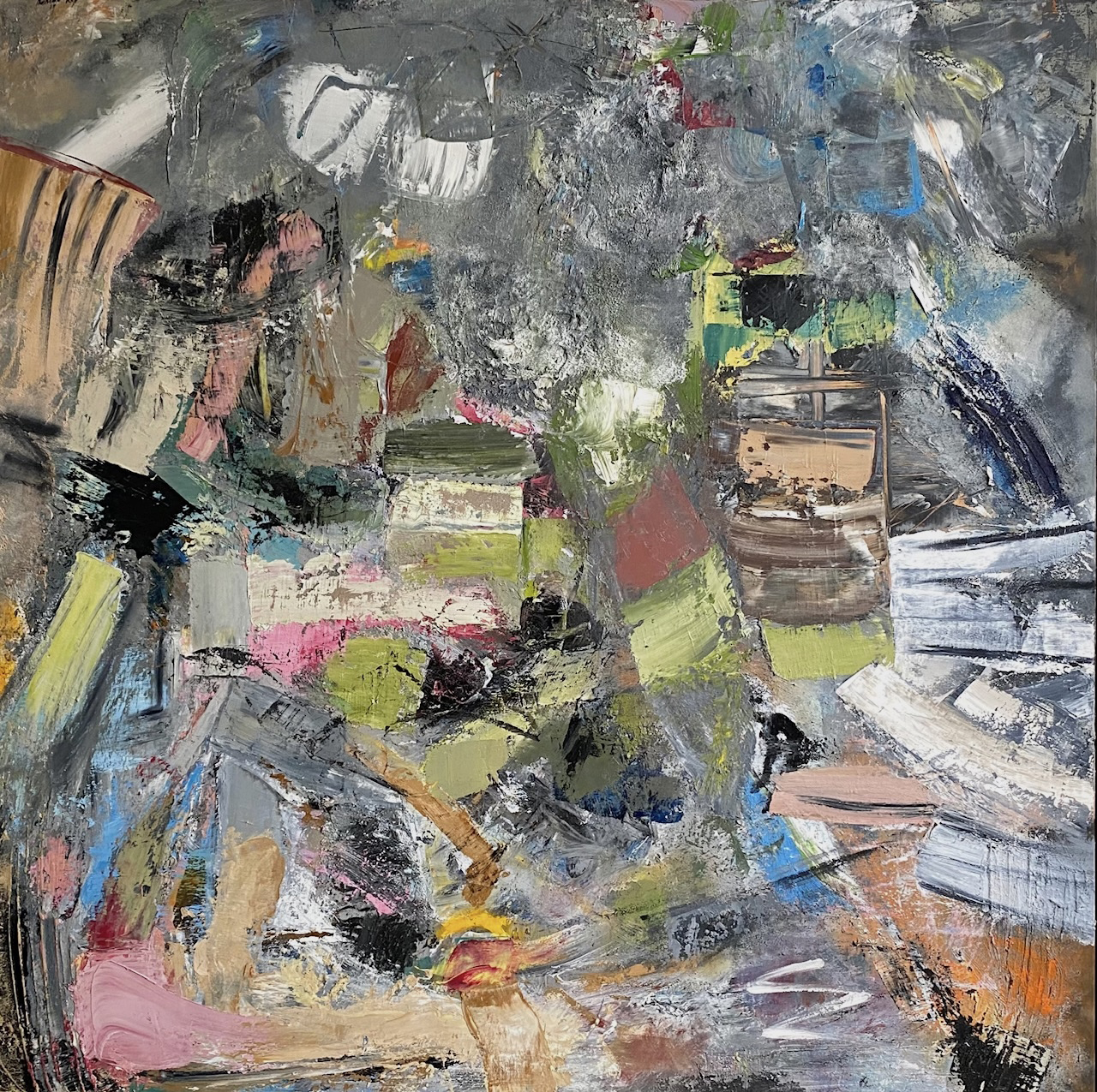 Oil on canvas 180x180cm