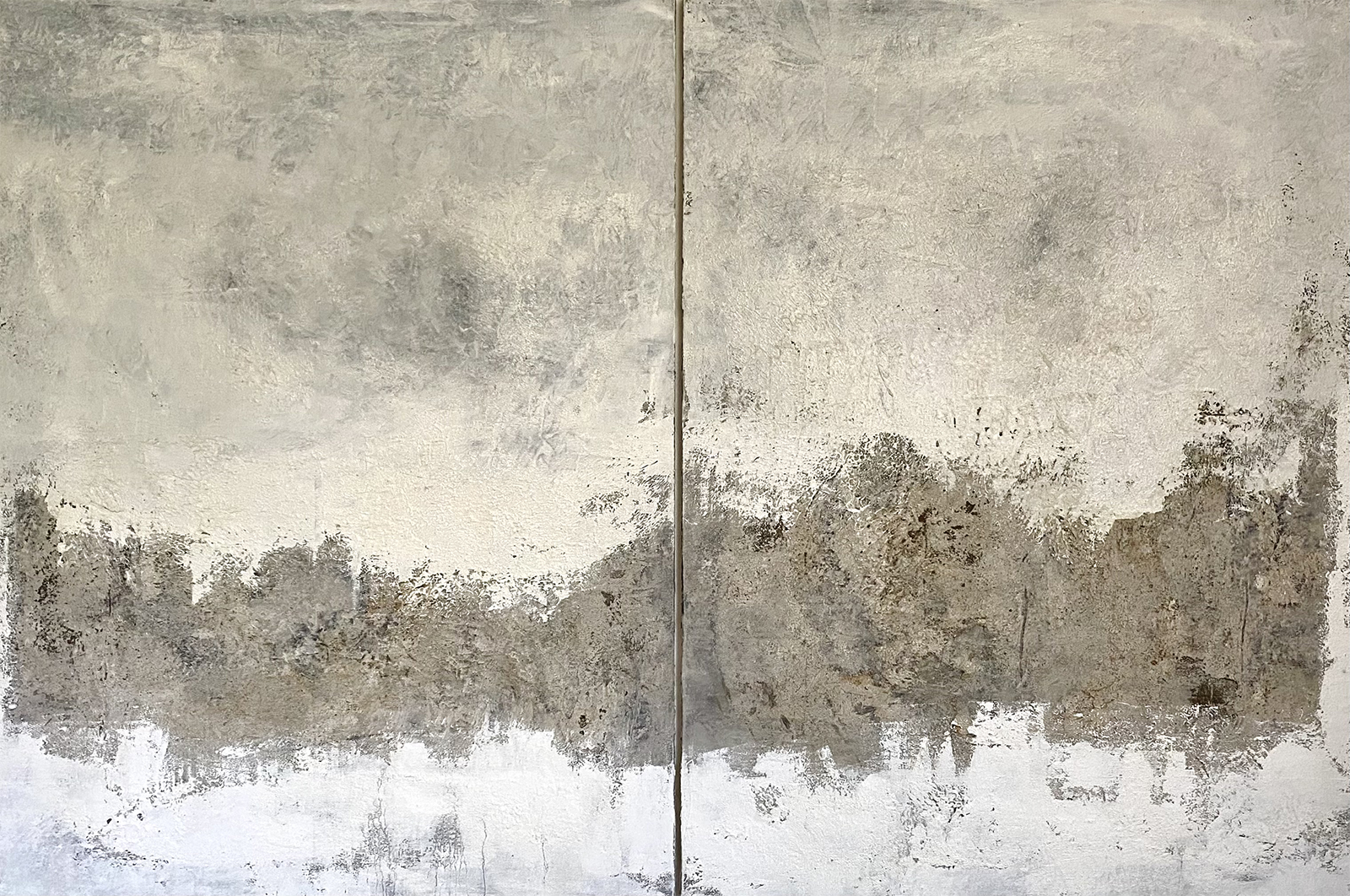 Oil on canvas 2x130x97cm