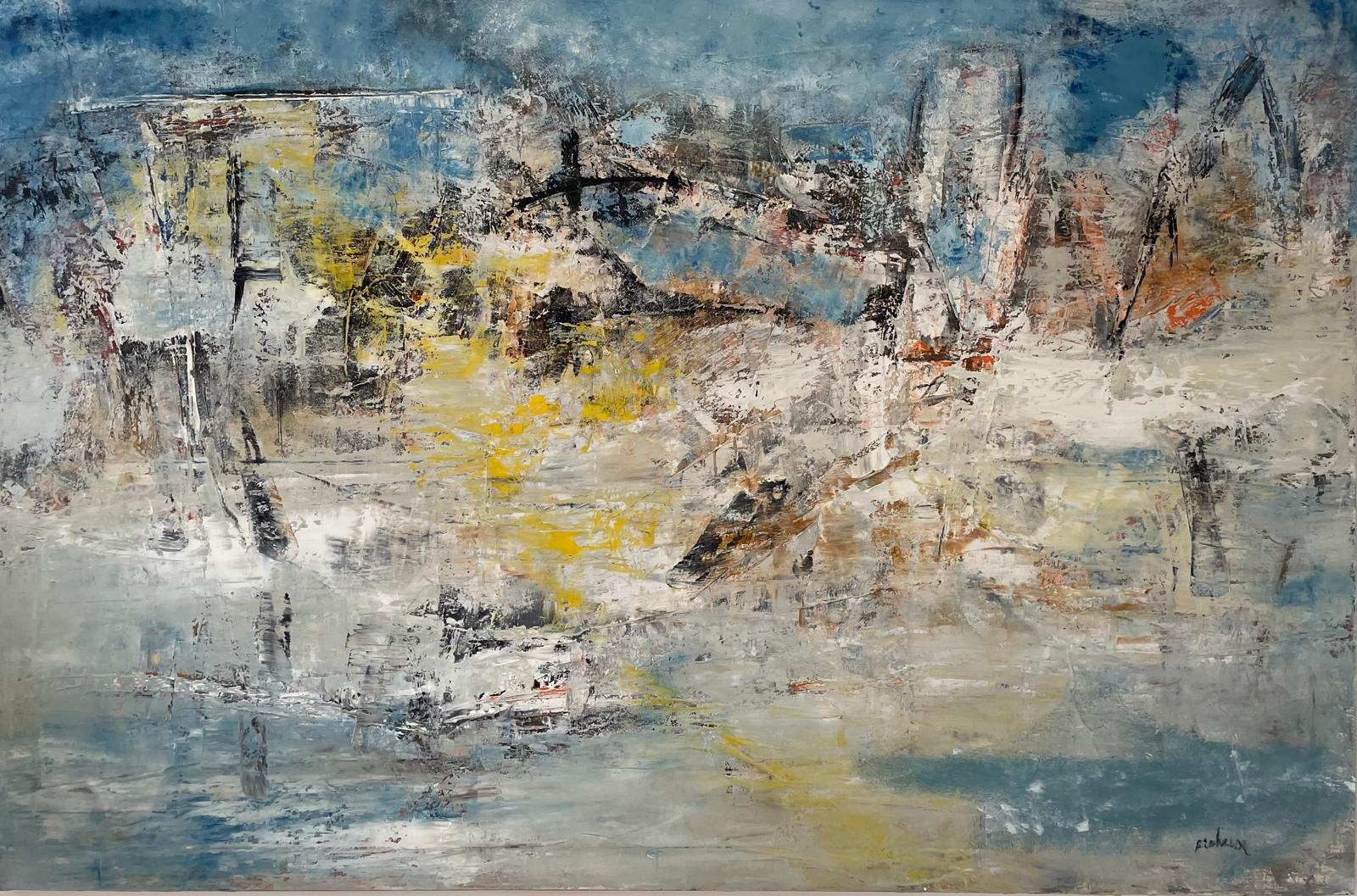 Oil on canvas 130x195cm